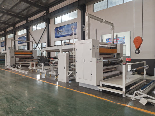 精度 6000 KG ホットメルト 粘着 ソーファ 布団 laminating マシン 2000mm 家用繊維用