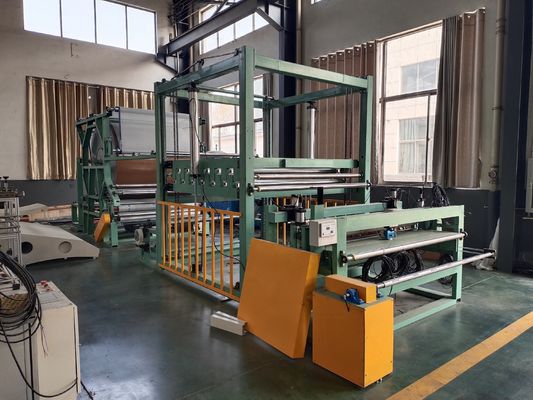 製造工場でカーペット生産のための水性粘着剤ラミネート機