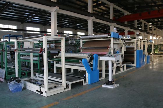マット製造設備 油性ラミネート機 油性ラミネート機 スピードカーペット生産