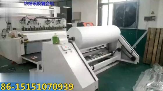 医療用スポンジ/泡と布/人工革のための熱溶融粘着塗装機械