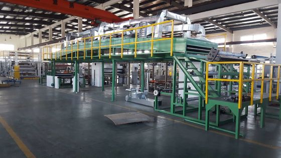 18500mm*3000mm*4550mm 服装BOPP PETフィルムラミネート機 水性粘着剤