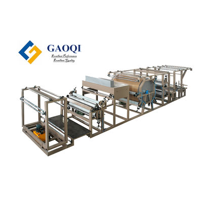 溶媒ベースのアデシブコーティング用革製布の自動結合機