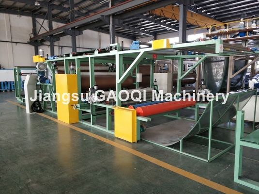 溶媒ベースのアデシブコーティング用革製布の自動結合機